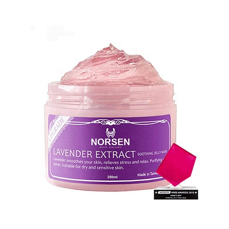 Wholesale organic 250ml Lavender Extract Soothing Jelly Face Mask