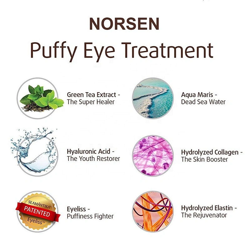 Private Label Natural Organic Anti Wrinkle Anti-aging Collagen Green Tea Eye Cream
