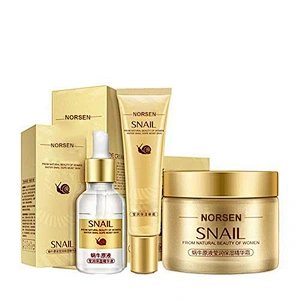 Hot sale affordable snail stock solution skin care set