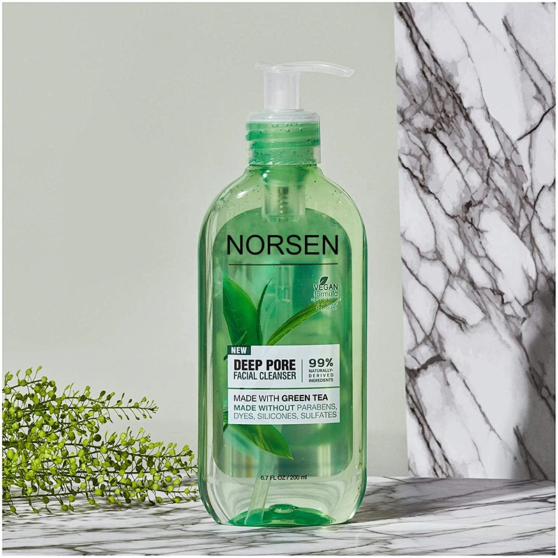 OEM Private Label Natural Organic Deep Cleansing Oil Control Green Tea Facial Cleanser