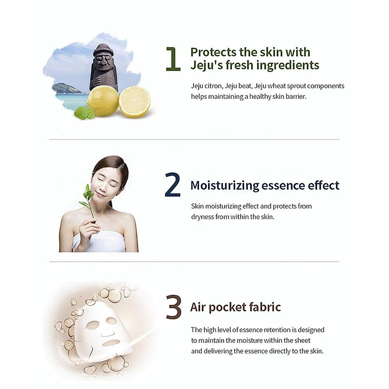 Low price sale good quality whitening jeju canola face mask