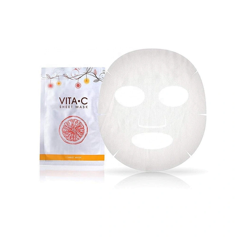 Private label wholesale vitamin C anti-aging whitenning facial mask