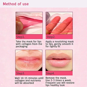 Wholesale Lip Collagen Mask, Private Label Collagen Lip Mask, Beauty Lip Mask Crystal Collagen For Eyelash