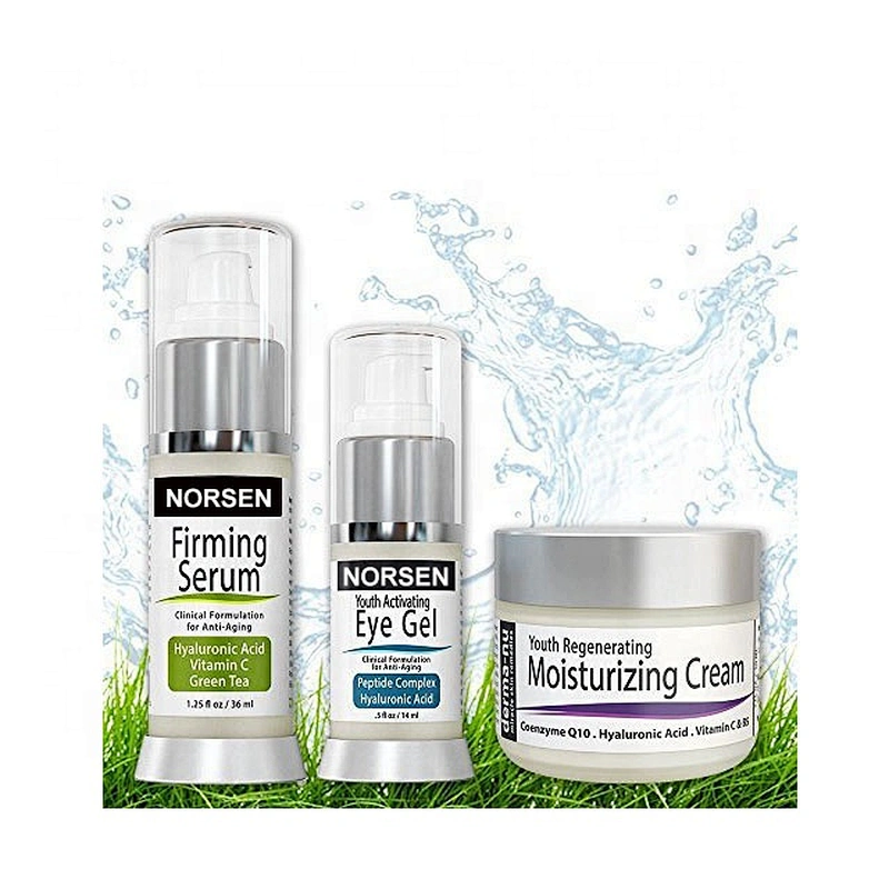 Skin care set facial firming serum eye gel moisturizing face cream with good quality