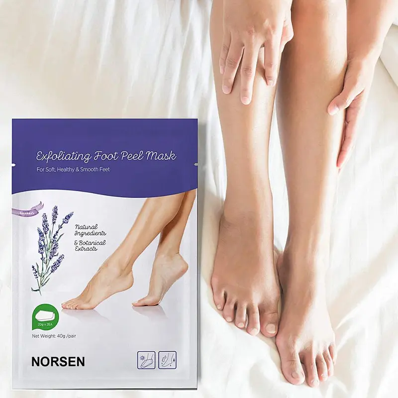 Factory sale remove cracked dry and dead skin exfoliating foot mask