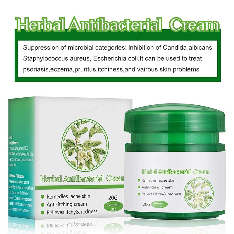 Private Label Herbal Antibacterial Cream Repair Treatment Cream