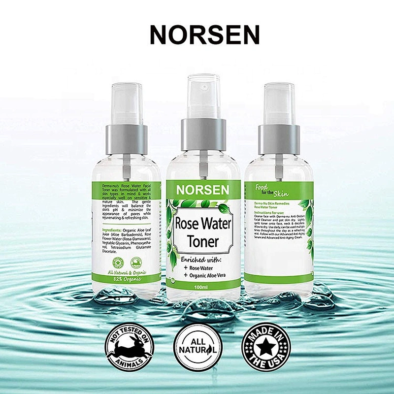 High quality facial toner moisturizing hydrating skin rose water toner