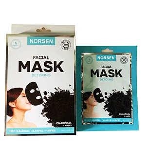 Private Label Deep Cleansing Hyaluronic Acid Charcoal Facial Mask