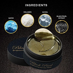 Hot product cheap high quality product Black pearl collagen eye mask