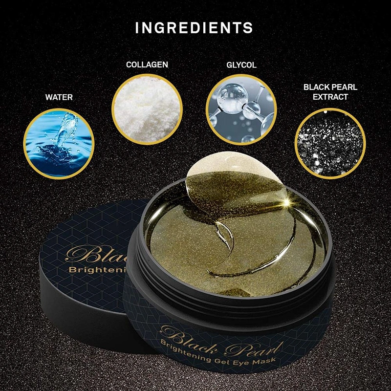 Hot product cheap high quality product Black pearl collagen eye mask