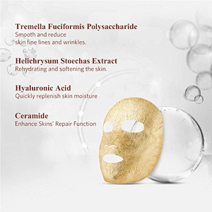 Private Label Natural Organic Face Care Moisturizing Anti Wrinkle 24k Gold Face Mask