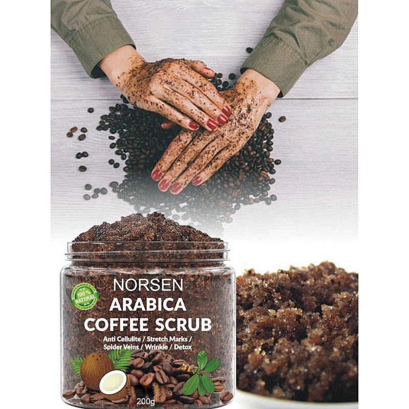High Quality Private Label Natural Organic Exfoliator Repair Coffee Scrub