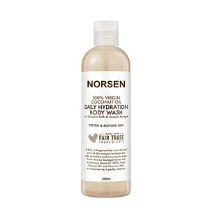 Soften & restore skin coconut oil daily hydration body wash