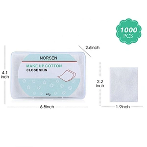 OEM Private Label Oil Control Skin Care Non-Woven Fabric Makeup Cotton Pads