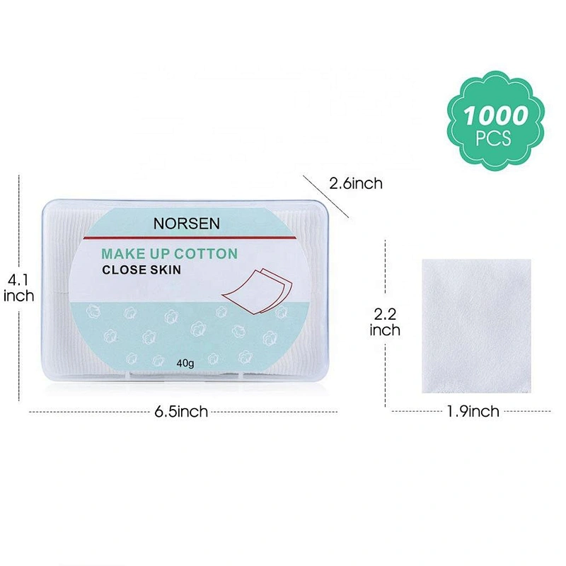 OEM Private Label Oil Control Skin Care Non-Woven Fabric Makeup Cotton Pads