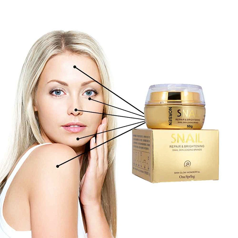 Low Price Hot Sale Whitening Snail Repair Face Cream