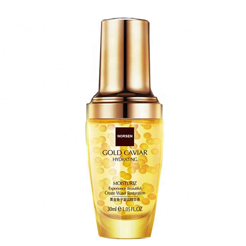Private label moisturizing nourishing gold caviar hydrating face serum