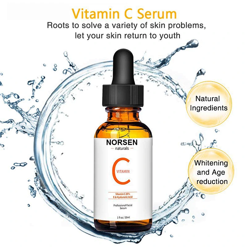 Private Label Skin Care Facial Serum Anti Wrinkle Anti Aging Vitamin C Serum