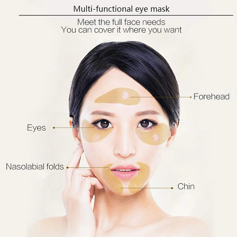 Private Label 24k gold Hyaluronic Aqua Hydrogel Eye Patches Mask