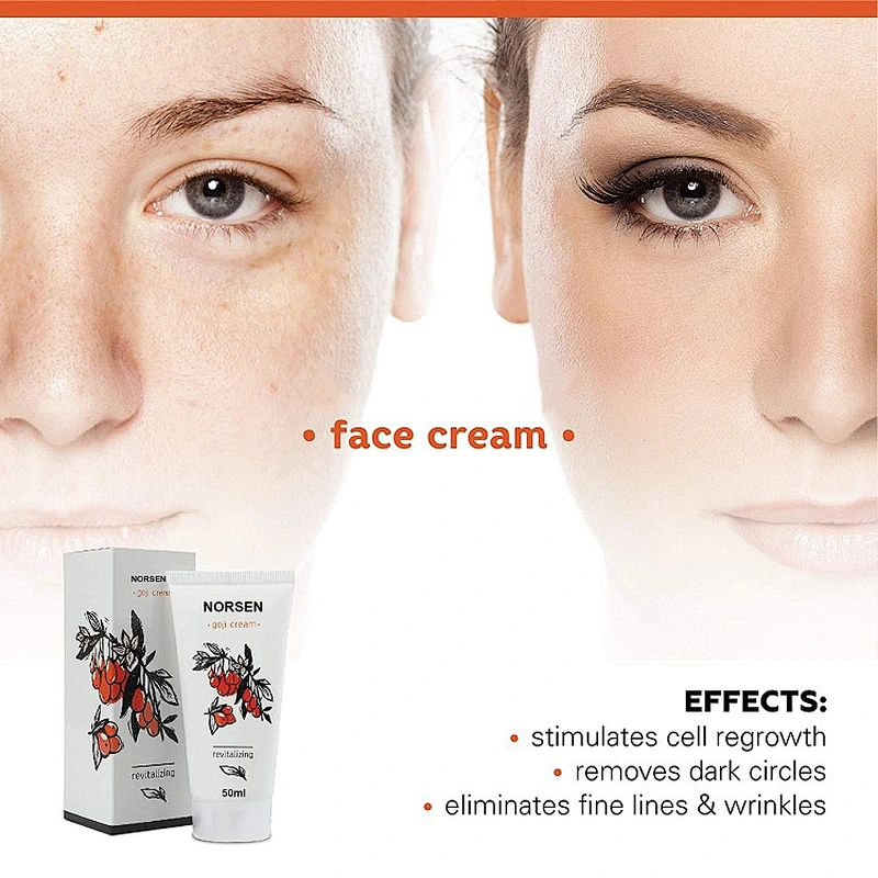 Wholesale OEM anti wrinkle skin whitening lycium barbarum face cream