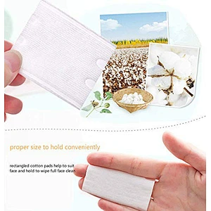 Factory Plenty Of Sales Private Label Organic Non-Woven Fabric Makeup Remover Pads
