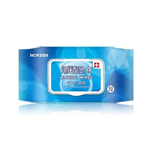 Wholesale Soft 75% Antibacterial Alcohol Wet Wipes