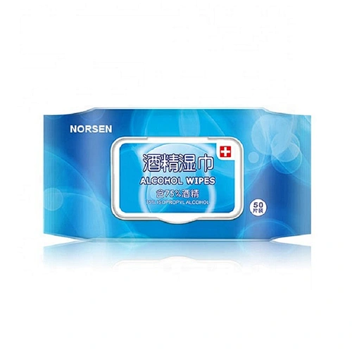 Wholesale Soft 75% Antibacterial Alcohol Wet Wipes