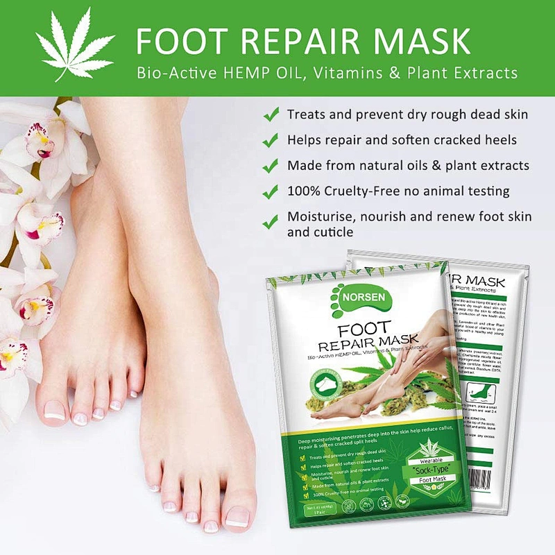 China factory low price sales excellent quality all natural  repair foot peel mask