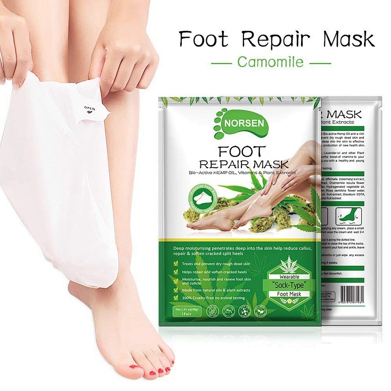 China factory low price sales excellent quality all natural  repair foot peel mask