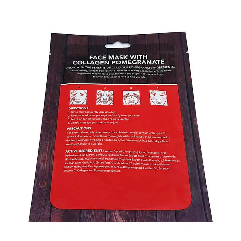 Wholesale High Quality Collagen Pomegranate Organic Facial Mask
