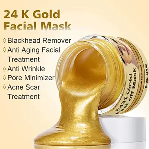 Factory Hot Sales Deep Cleansing Remove Blackhead 24K Gold Peel Off Mask