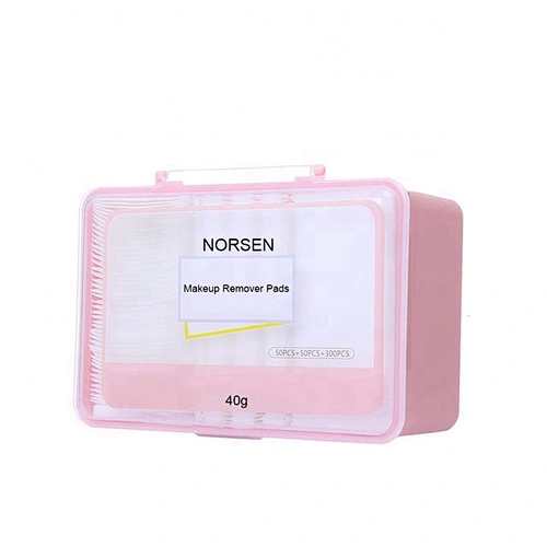 High Quality Private Label Organic Deep Cleansing Non-Woven Fabric Makeup Remover Pads