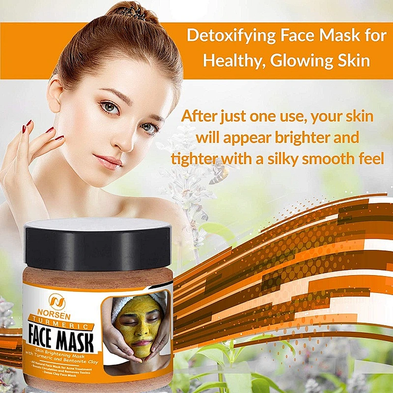 Hot selling products whitening beauty turmeric face mask
