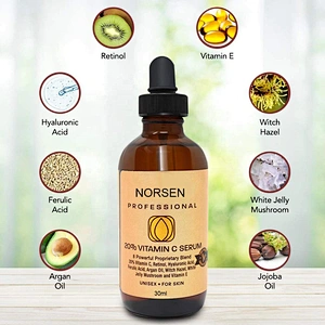 Private Label Natural Organic Skin Care Anti Aging Moisturizing  Vitamin C Serum