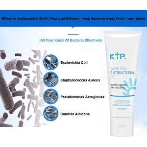 Private Label 75% 80ml Wash Free Moisturizing Antibacterial Gel Dispenser Alcohol Hand Sanitizer