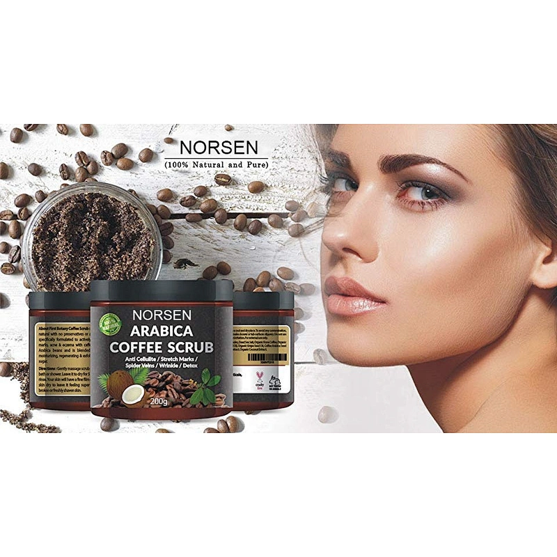 High Quality Private Label Natural Organic Exfoliator Repair Coffee Scrub