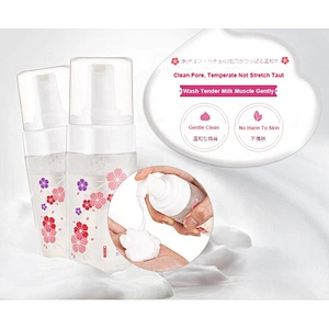 China Factory Wholesale Private Label Natural Organic Cherry Blossom Vitamin C Cleansing Mousse