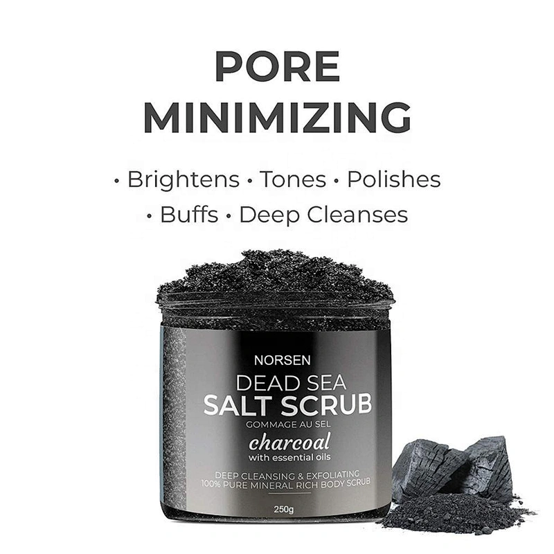 OEM Private Label Organic Exfoliating Repair Dead Sea Salt Body Scrub