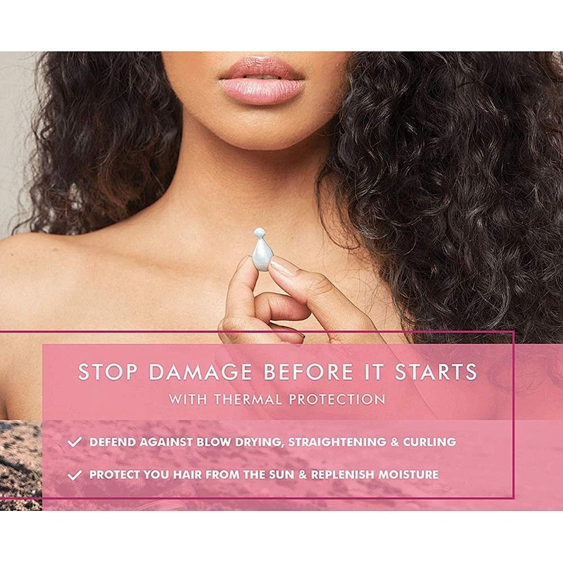 Hair care product for natural hair perfume moisturizer lustrous hair care serum capsule essential oil