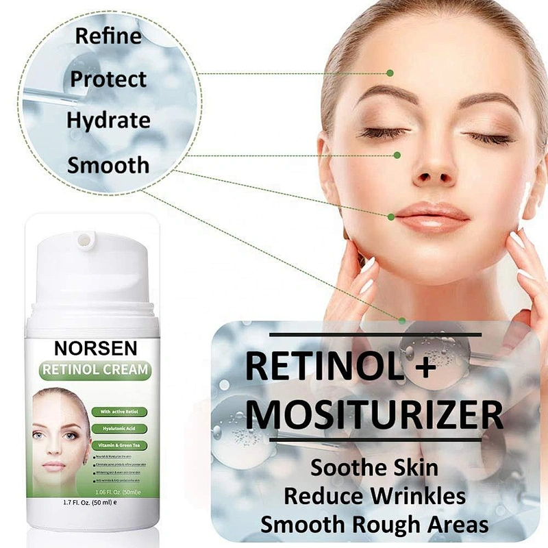 OEM Natural Organic Wrinkles Fine Lines Firming Skin Retinol Face Cream