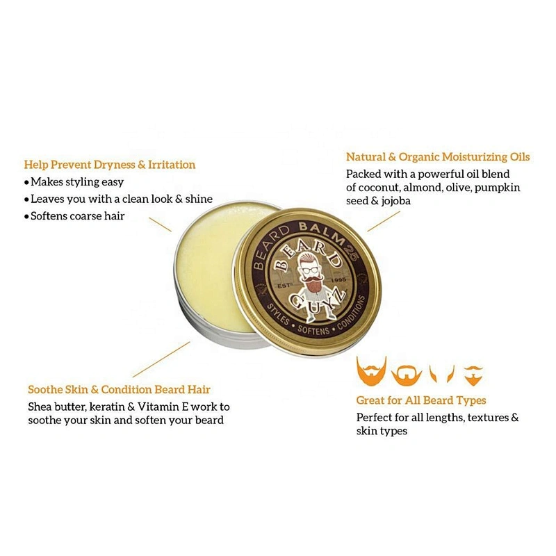Private label beard cream and beard balm beard growth cream