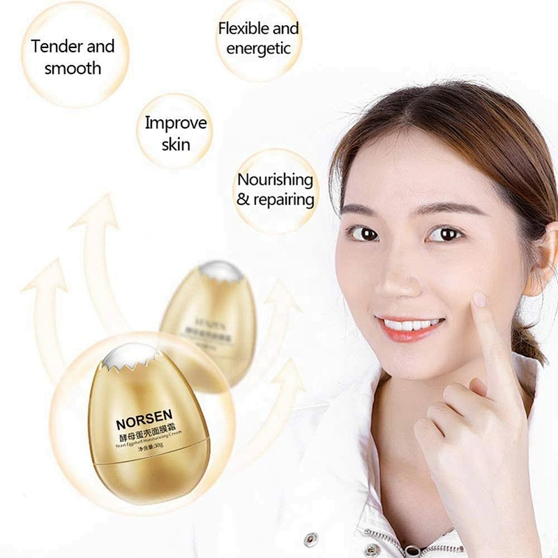 Wholesale Private Label Moisturizing Tightening Egg Shell Yeast Mask Cream