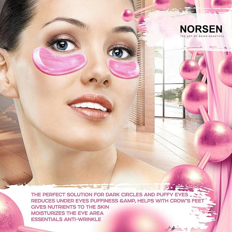 Pure 24k Gold rose gold concentrated recovery eye mask with bio-active ingredients
