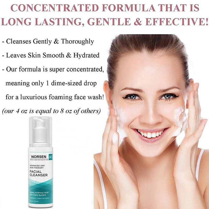 Norsen Hot Selling Natural Organic Oil Control Whitening Facial Cleanser