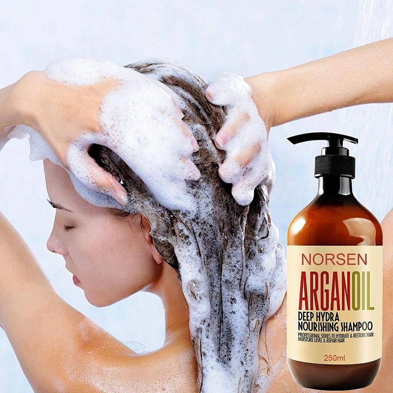 OEM Cosmetic Factory Wholesale Organic  Hair-Loss Prevention Argan Oil Hair Shampoo