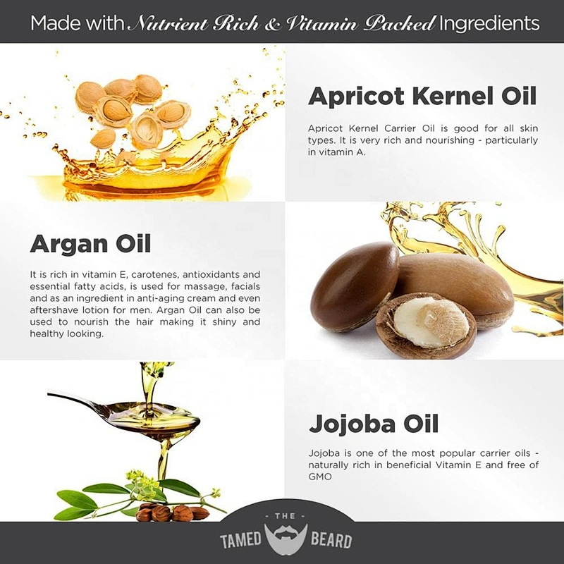 Factory price customized private label organic beard growth oil