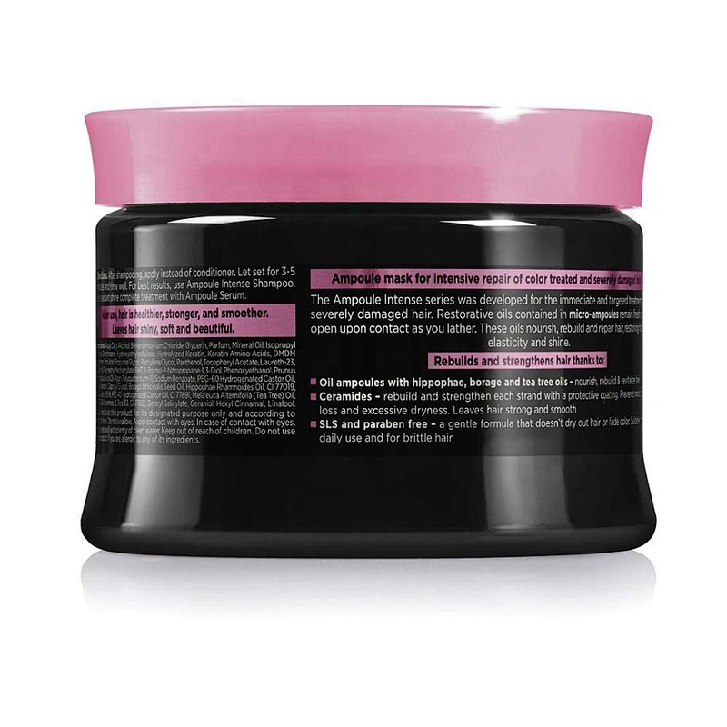 Natural oils ampoule organic hair rebuild repair mask