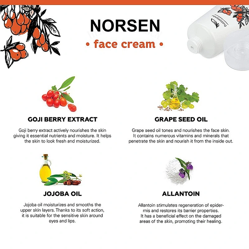 Wholesale OEM anti wrinkle skin whitening lycium barbarum face cream