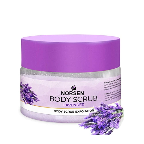 Private Label SPA Luxury Body Whitening Natural Lavender body Scrub