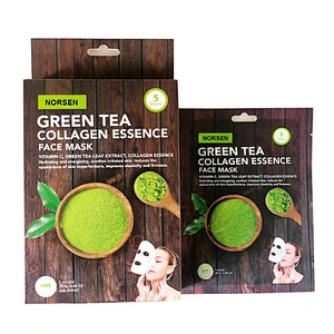 Hot Selling OEM/ODM Moisturizing Matcha Green Tea Collagen Face Mask